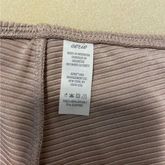 *NEW* Aerie Iridescent Pearl Scooped Top Bikini - Picture 10 of 10